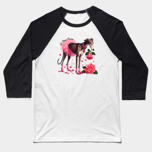 Greyhound Adoption Be Mine Forever Baseball T-Shirt